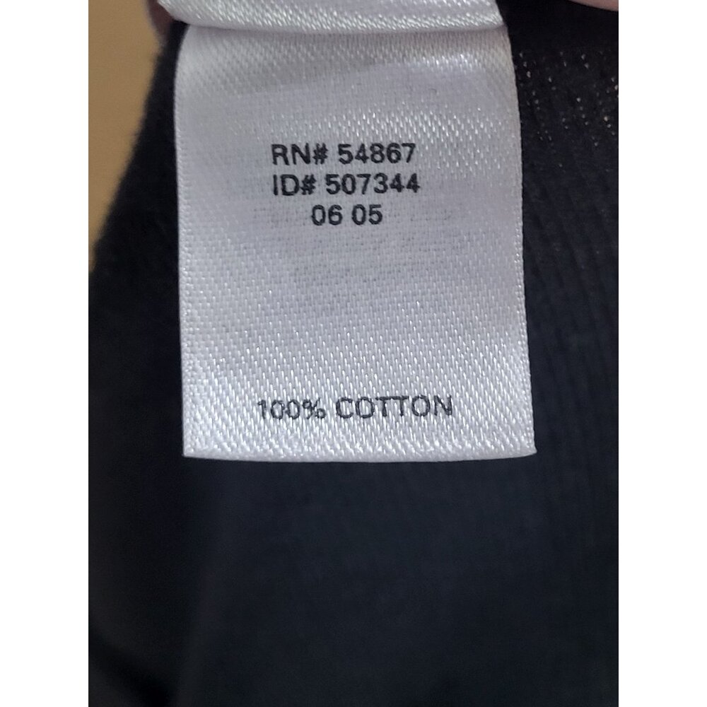 Y2K Victoria’s Secret Black Silver Metallic Teddy Bear Sleep Shirt V Neck SZ M - Picture 4 of 9